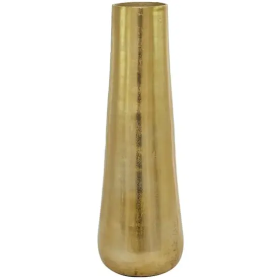 30.5" Aluminium Contemporary Vase Gold {5}