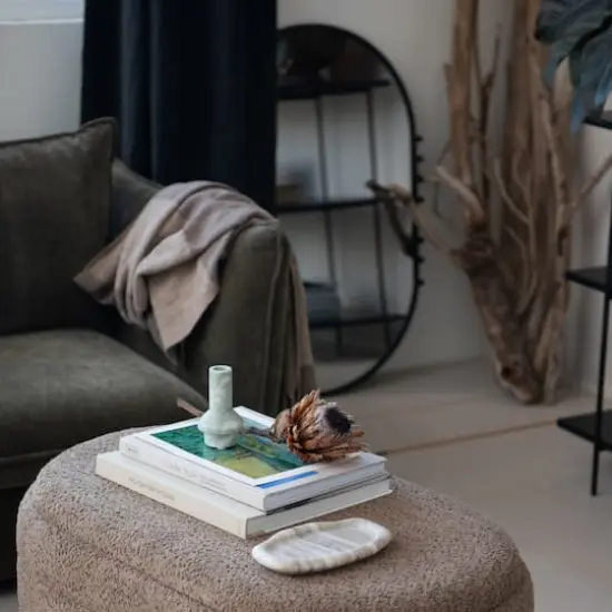 Hello Honey&reg; 35.5" Matte Black Metal Framed Oval Wall Mirror with Balls {4}