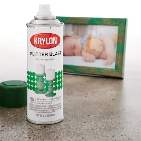 Krylon&reg; Glitter Blast&trade; Lucky Green {4}
