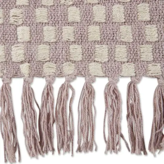 DII&reg; Dusty Lilac Urban Check Throw {3}