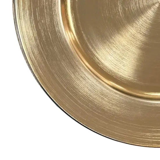 13" Gold Chargers 6 Pack by Celebrate It&trade; {5}