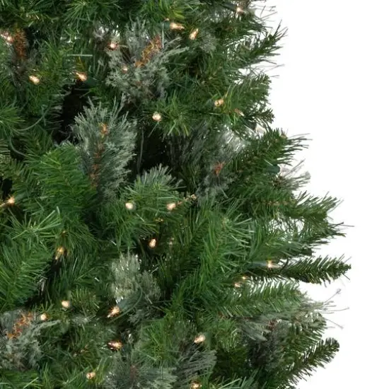 6.5ft. Pre-Lit Mixed Cashmere Pine Artificial Christmas Tree, Clear Lights {6}