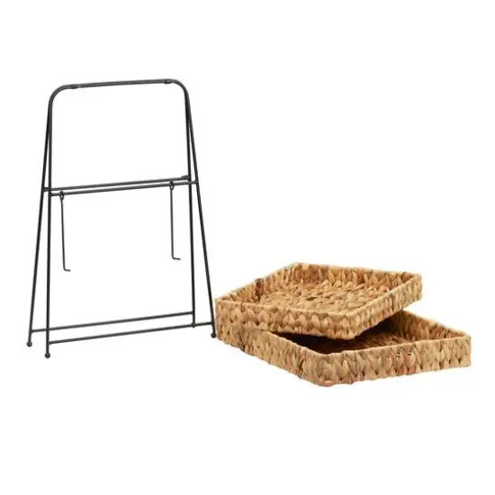 Household Essentials 2-Tier Basket Tray {5}