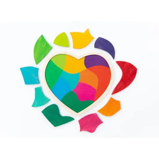 The Freckled Frog Heart Full of Colors Puzzle {3}