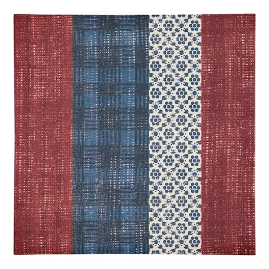 Designs Direct Patriotic Patchwork Cotton Twill Napkin {1}
