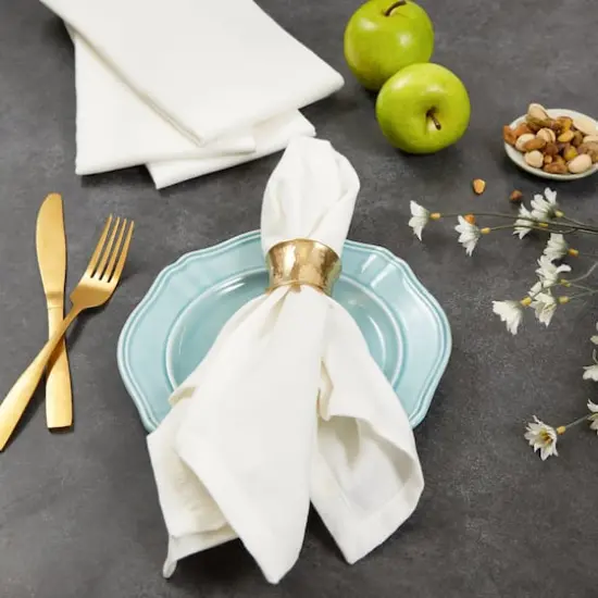DII&reg; Variegated Napkin Set, 6ct. Off White {6}