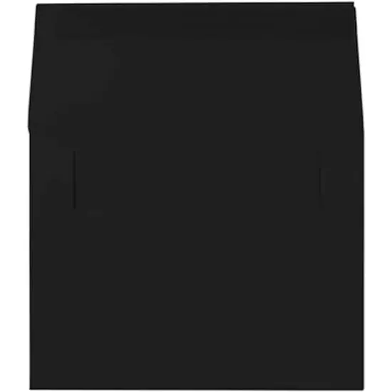 JAM Paper 4.375" x 5.75" Premium Invitation Envelopes, 50ct. Smooth Black {4}