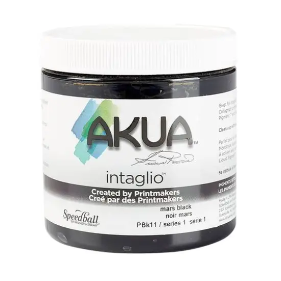 Akua&reg; Intaglio&reg; Ink, 8oz. Mars Black {1}