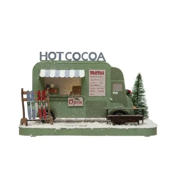 Hello Honey&reg; 10.25" LED Paper Hot Cocoa Truck in Winter Scene {1}