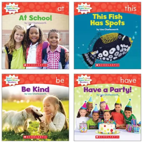 Scholastic Nonfiction Sight Word Readers Set, Guided Reading Level A {3}