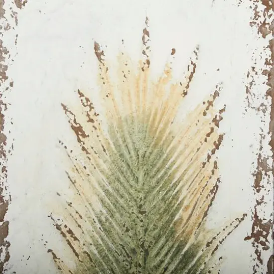 36" White Metal Contemporary Floral Wall D&eacute;cor Set {6}