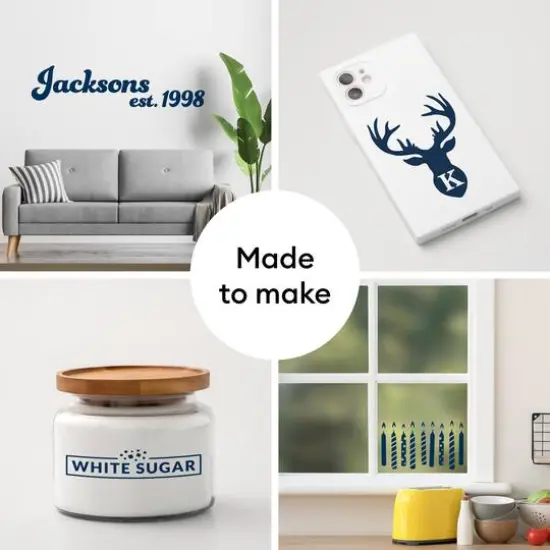 Cricut&reg; Premium Vinyl&trade;, Removable Navy Blue {11}