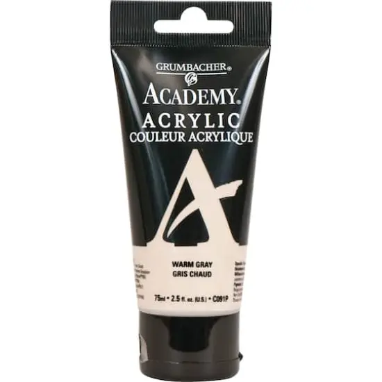 Grumbacher&reg; Academy&reg; Acrylic, 2.5oz. C091P Warm Gray {1}