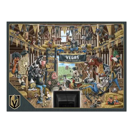 NHL Barnyard Fans 500 Piece Puzzle Vegas Golden Knights {5}