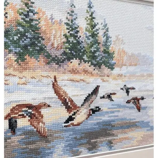 Alisa Flying Ducks Cross Stitch Kit {5}