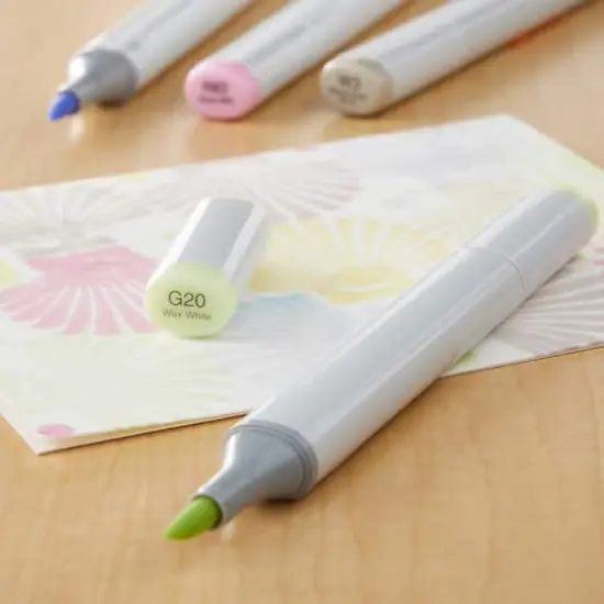 Copic&reg; Sketch Marker, Greens G20 Wax White {3}