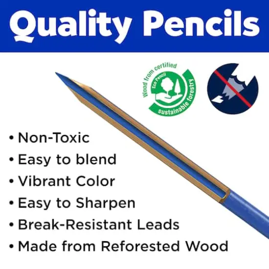 Faber-Castell® 240-Piece Triangular Colored EcoPencils School Pack {10}