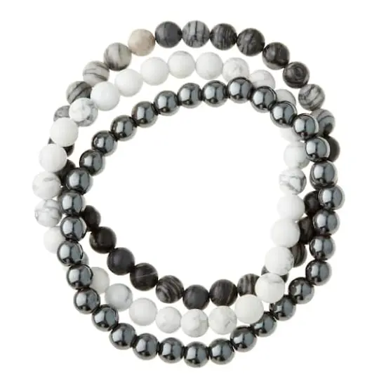 Signature Color Shop White Howlite Bracelets By Bead Landing&trade; {1}