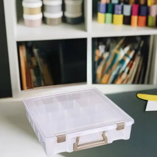 ArtBin&reg; 15" Deep Super Satchel&trade; 6 Compartment Box with Removable Dividers {4}