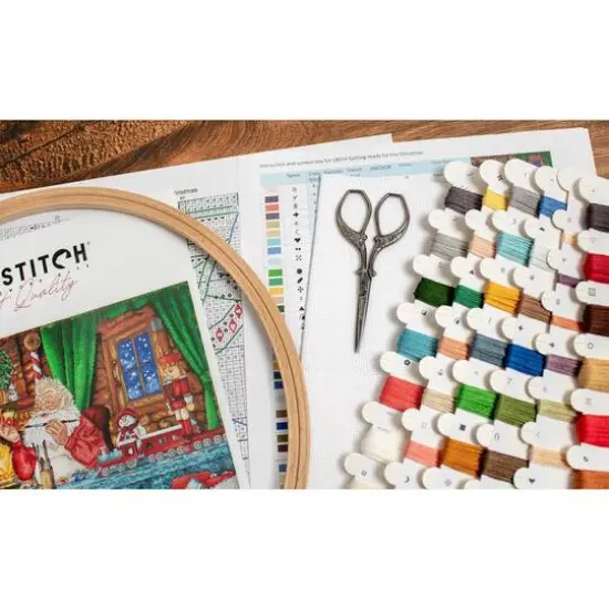 LetiStitch Getting Ready for Christmas Counted Cross Stitch Kit {8}