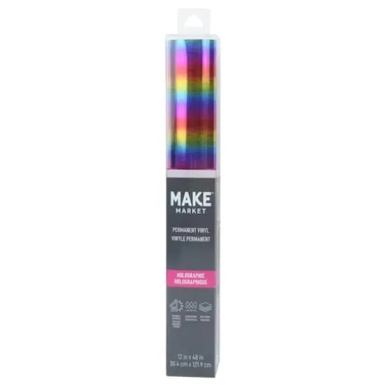 Holographic Permanent Vinyl by Make Market&reg; Rainbow {3}