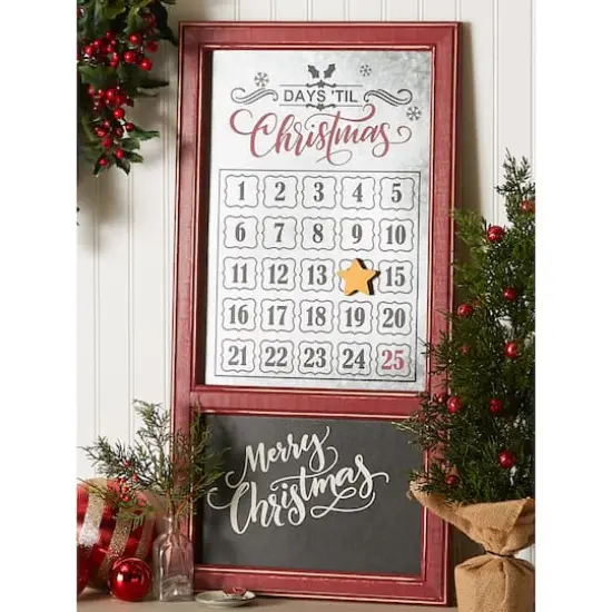 DII&reg; Chalkboard & Galvanized Tin Days 'Til Christmas Advent Calendar {8}