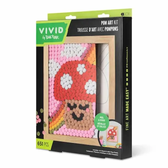 VIVID by Brea Reese&reg; Mushroom Pom Art Kit {6}