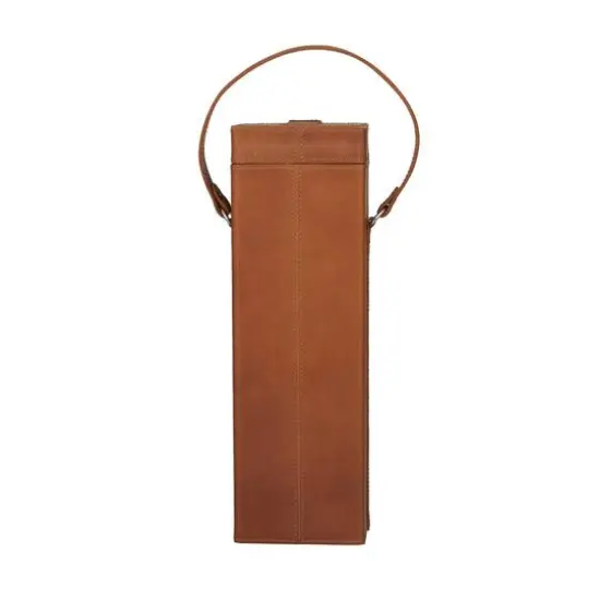 Tan Modern Wine Holder, 5" x 5" x 19" {5}