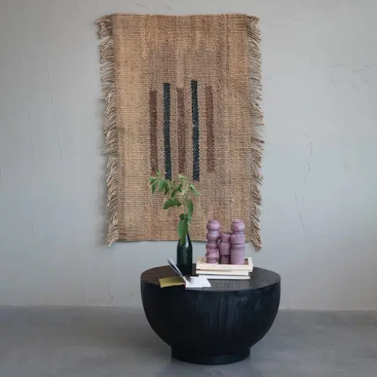 Hello Honey&reg; Bohemian Woven Jute & Leather Wall Hanging {4}