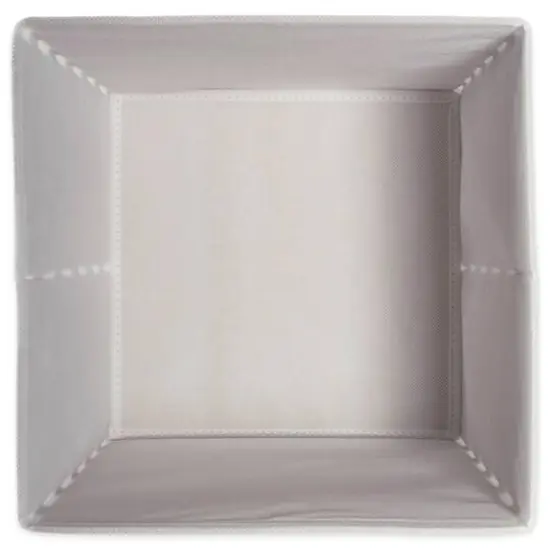 DII&reg; 11" Nonwoven Polyester Small Dots Storage Cubes, 4ct. White/Copper {5}