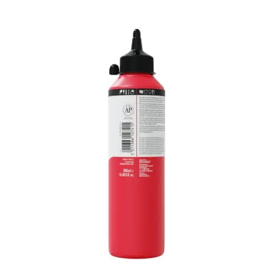 Daler-Rowney&reg; System 3 Fluid Acrylic, 500mL 503 Cadmium Red Hue {4}