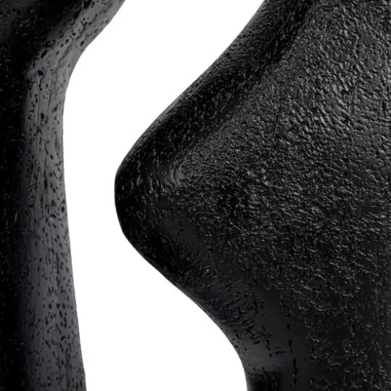 Hello Honey&reg; 24" Abstract Sculptural Table Lamp with Drum Shade Black {7}