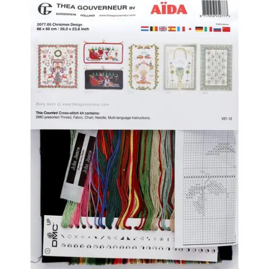 Thea Gouverneur Christmas Design Cross Stitch Kit {6}