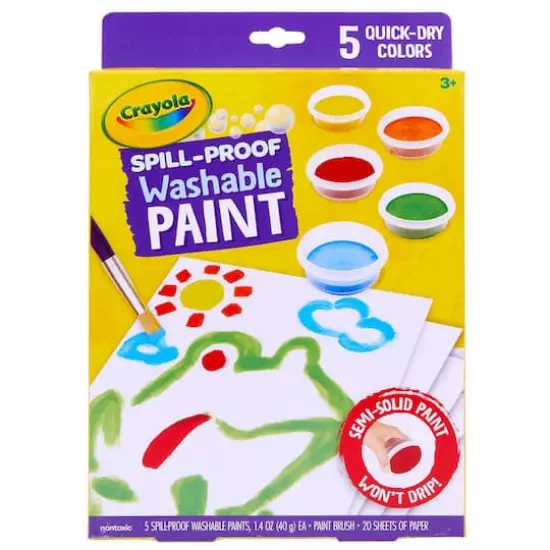 Crayola&reg; Spill-Proof Washable Paint Kits, 2ct. {4}