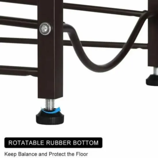 NEX&trade; 4-Tier 5-Gallon Water Bottle Storage Rack Brown {5}