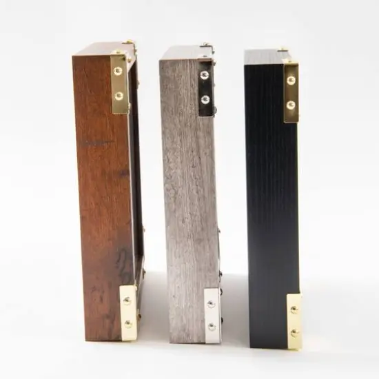 Dritz&reg; Home Nickel Small Campaign Textured Right Angles, 4ct. {9}