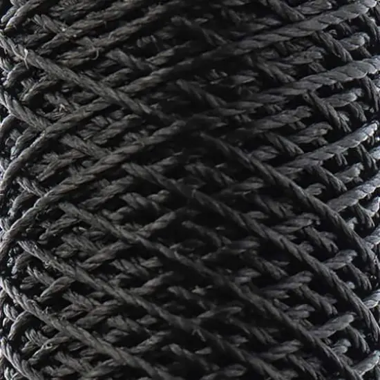 Gudebrod 0.018" 3 Ply Waxed Thread Bobbin, 75ft. Black {4}