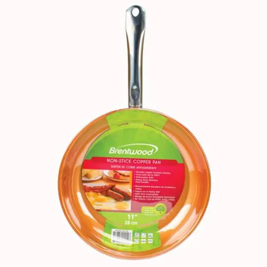 Brentwood 11" Nonstick Induction Copper Frying Pan {10}