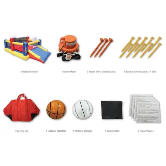 Banzai&reg; Sports Zone Bounce Arena&trade; Outdoor Toy {5}