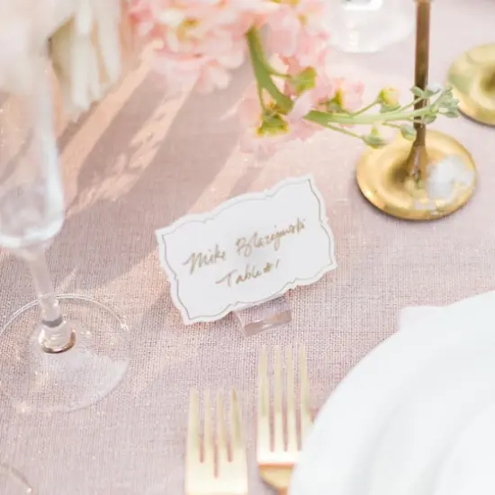 Ornate Gold Border Place Cards, 50ct. by Celebrate It&trade; {5}