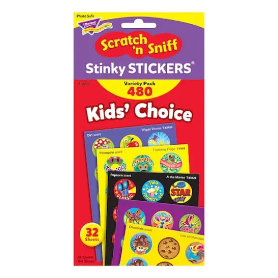 Trend Enterprises&reg; Kids' Choice Stinky Stickers&reg; Variety Pack, 2 Packs of 480ct. {4}
