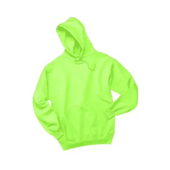 JERZEES&reg; NuBlend Pullover Hooded Sweatshirt Safety Green {2}