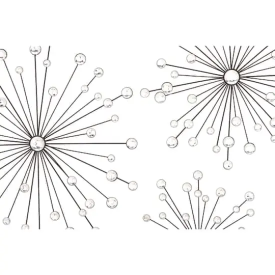 Clear Acrylic Starburst Glam Wall Decor Set {3}