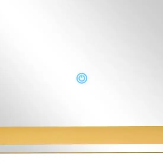 Clear Glass Modern LED Mirror, 32" x 1" x 24" {6}