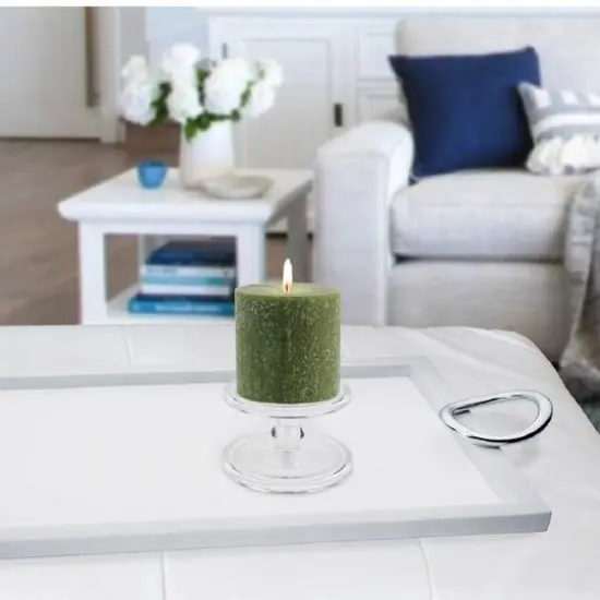 Root Candles 3" x 3" Unscented Timberline&trade; Pillar Candle Dark Olive {4}