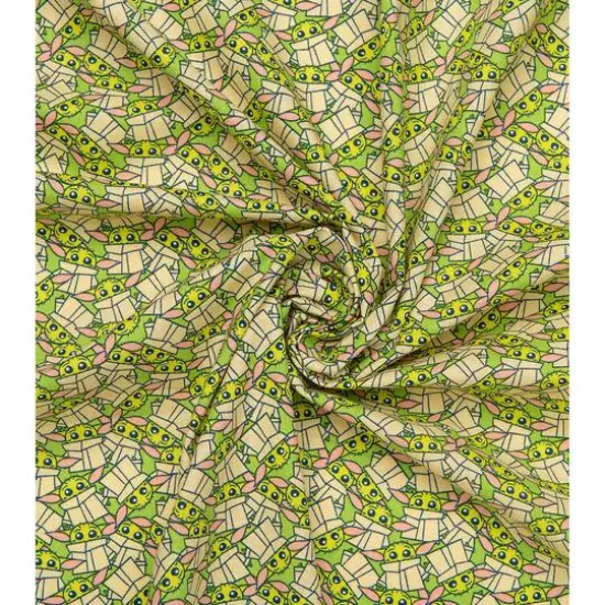 The Mandalorian Grogu Stack Precut Cotton Fabric {6}