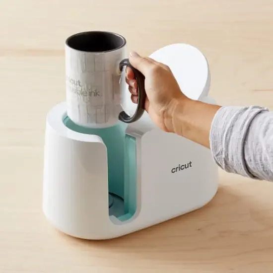 Cricut&reg; 15oz. White & Gray Ceramic Mug Blank {8}