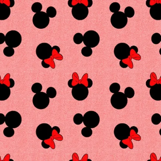 Disney&reg; Mickey & Minnie Head Toss Cotton Fabric {1}