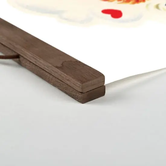 Retro Cupids Teak Hanging Canvas {3}