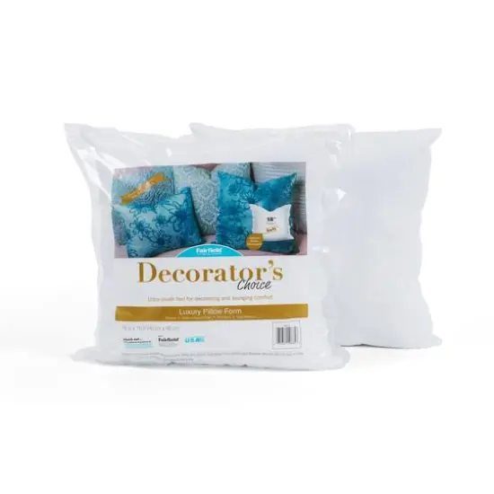 Decorator's Choice 4ct. Luxury Pillow Forms, 18" x 18" {1}